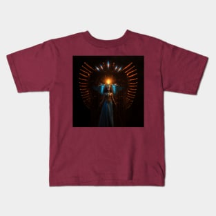 Mystic Goddess Divine Shine Kids T-Shirt